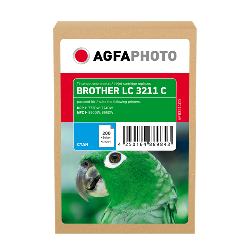 Agfa Photo APB3211CD cyan ink cartridge