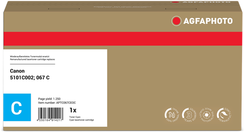 Agfa Photo APTC067CEOC cyan toner