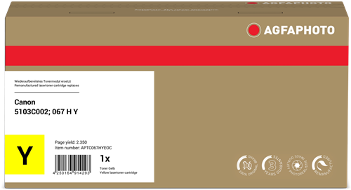 Agfa Photo APTC067HYEOC yellow toner