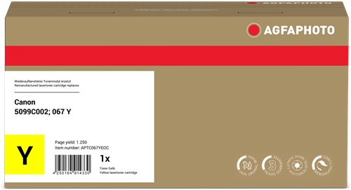 Agfa Photo APTC067YEOC yellow toner