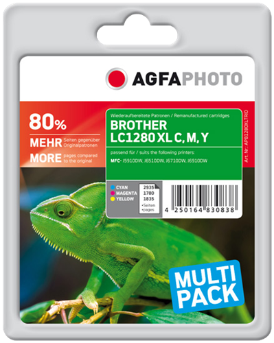Agfa Photo LC1280XLC,M,Y multipack cyan / magenta / yellow