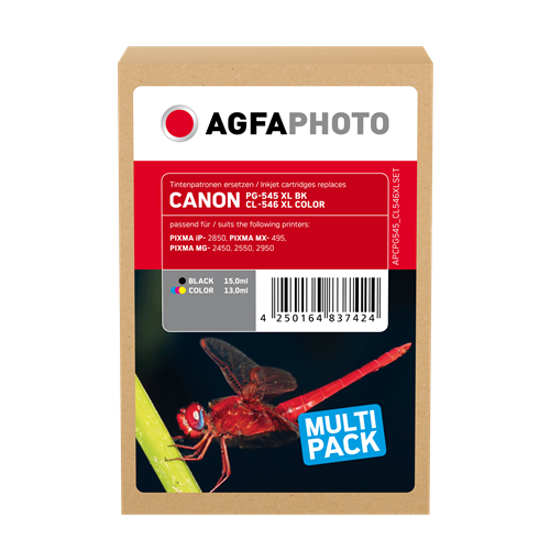 Agfa Photo PG-545XLBK+CL-546XL-Color multipack black / more colours