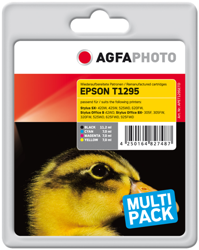 Agfa Photo T1295BK,C,M,Y multipack black / cyan / magenta / yellow