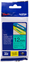 Brother TZe-731 tape black on green