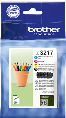 Brother LC-3217 black / cyan / magenta / yellow value pack