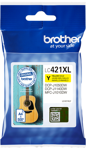 Brother LC421XLY yellow ink cartridge