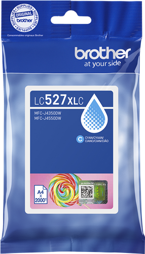 Brother LC527XLC cyan ink cartridge