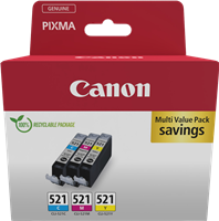 Canon CLI-521 Multi multipack cyan / magenta / yellow