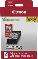 Canon CLI-581 black / cyan / magenta / yellow value pack
