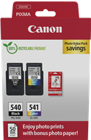 Canon PG-540+CL-541 black / more colours / White value pack