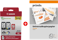 Canon PG-545XL + CL-546XL MCVP black / more colours / White value pack