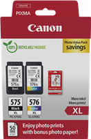 Canon PG-575XL+CL-576XL black / more colours / White value pack