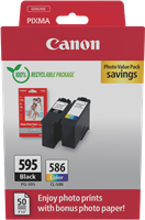 Canon PG-595+CL-586 black / more colours / White value pack