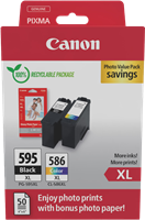 Canon PG-595XL+CL-586XL black / more colours / White value pack