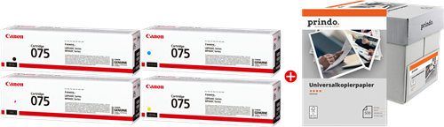 Canon 075 MCVP black / cyan / magenta / yellow / White value pack