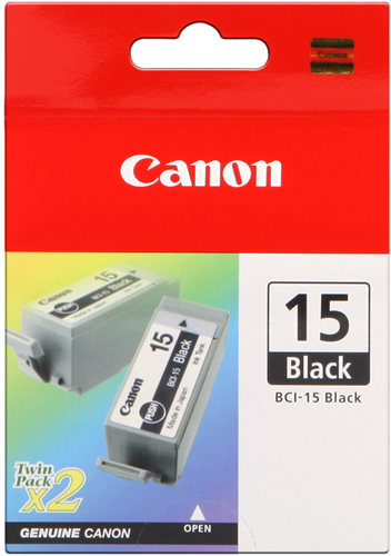 Canon BCI-15bk black ink cartridge