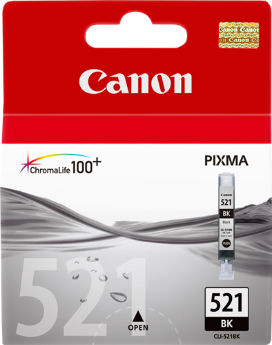 Canon CLI-521bk black ink cartridge