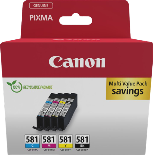 Canon CLI-581 multipack black / cyan / magenta / yellow