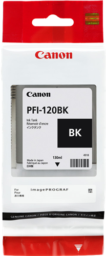 Canon PFI-120bk black ink cartridge