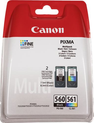 Canon PG-560+CL-561 multipack black / more colours