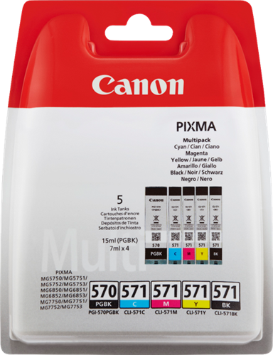 Canon PGI-570+CLI-571 multipack black / cyan / magenta / yellow