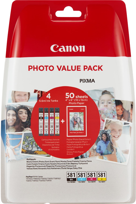 Canon CLI-581 Photo Value Pack