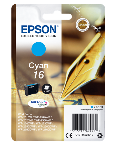 Epson 16 cyan ink cartridge