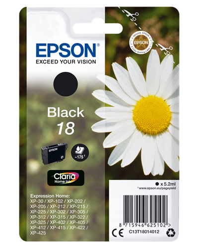 Epson 18 black ink cartridge