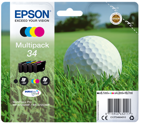 Epson 34 multipack black / cyan / magenta / yellow
