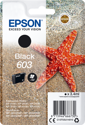 Epson 603 black ink cartridge