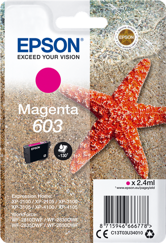 Epson 603 magenta ink cartridge