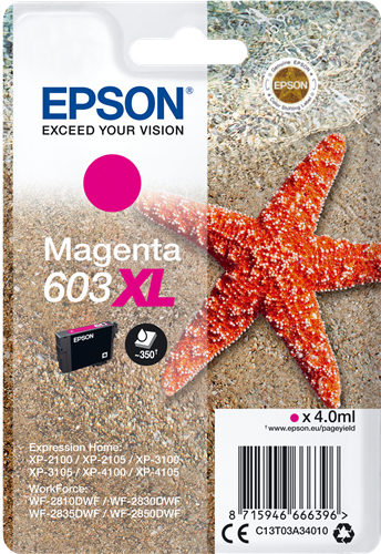 Epson 603XL magenta ink cartridge