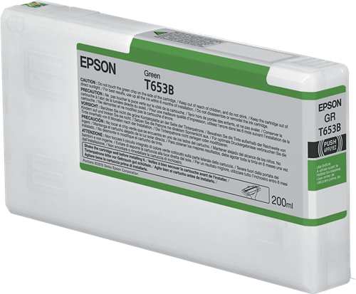 Epson T653B Green ink cartridge