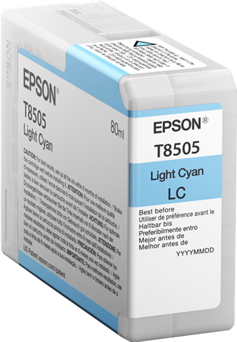 Epson T8505 cyan (light) ink cartridge