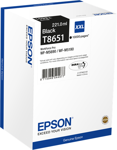Epson T8651 XXL black ink cartridge