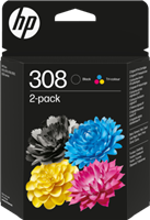 HP 308 multipack black / more colours