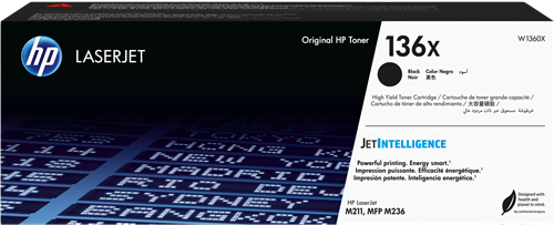 HP 136X black toner