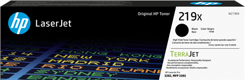 HP 219X black toner