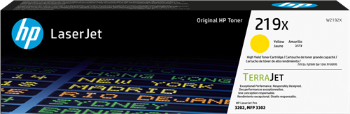 HP 219X yellow toner