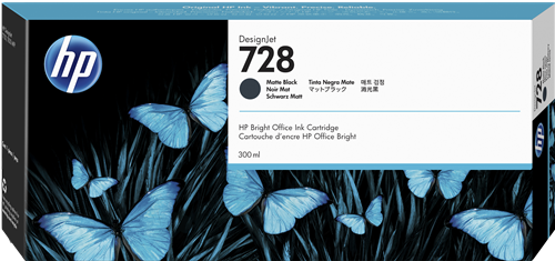 HP 728 Black (matt) ink cartridge