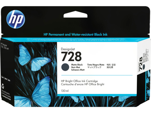 HP 728 Black (matt) ink cartridge