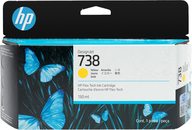HP 738 yellow ink cartridge