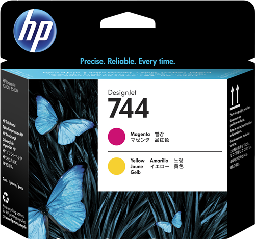 HP 744 printhead magenta / yellow