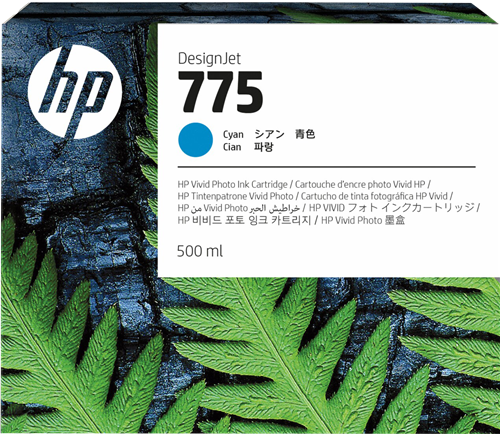 HP 775 cyan ink cartridge
