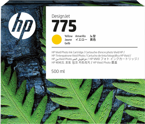 HP 775 yellow ink cartridge
