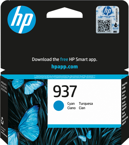 HP 937 cyan ink cartridge
