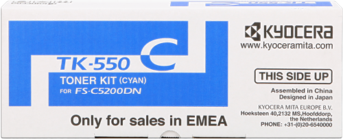 Kyocera TK-550c cyan toner