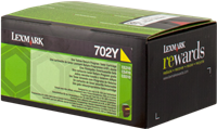 Lexmark 702Y yellow toner