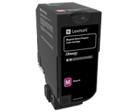 Lexmark 74C20M0 magenta toner