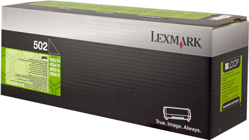Lexmark 502 black toner